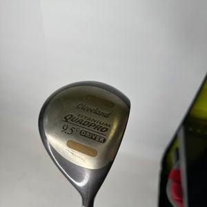 Used Cleveland Titanium Quadpro Driver 9.5 Degree Stiff Flex Graphite Shaft Drivers 11850-s000010562