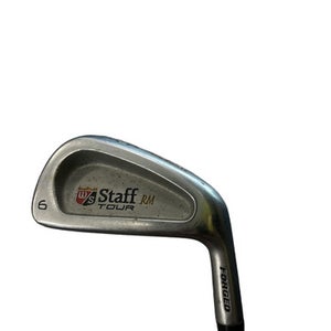 Used Wilson Staff Tour Rm 6 Iron Stiff Flex Steel Shaft Individual Irons 11850-s000017501