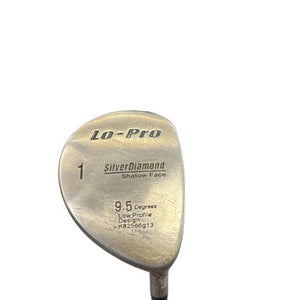Used Lo-pro Silver Diamond 9.5 Degree Regular Flex Graphite Shaft Drivers 11850-s000017410