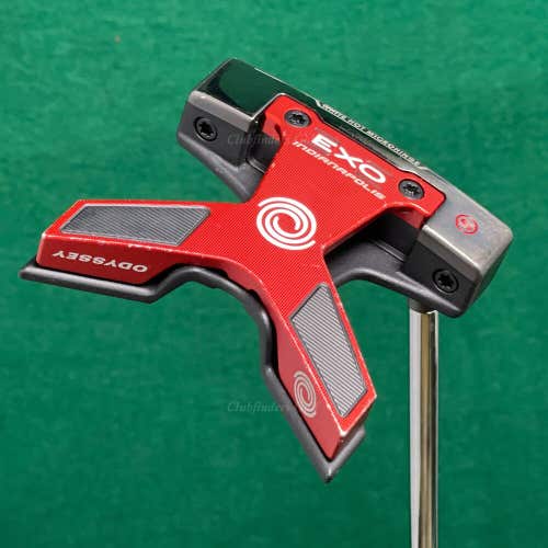 Odyssey EXO Indianapolis S 34.75" Slant-Neck Mallet Putter Golf Club W/ HC