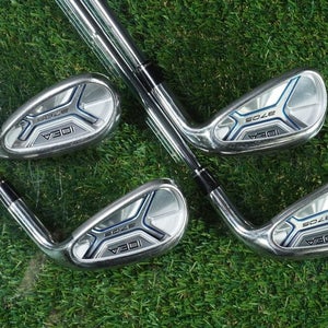 ADAMS GOLF IDEA A7 OS IRONS SET 8-PW + SW PERFORMANCE LITE 85 REGULAR FLEX RH