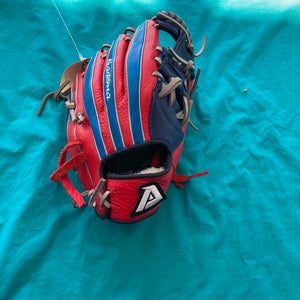 Blue Akadema Right Hand Throw Infield Baseball Glove 11.5" (Used)