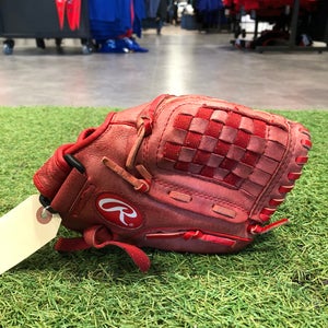 Red Rawlings Highlight Series Right Hand Throw Pitcher's Baseball Glove 10.5" (Used)