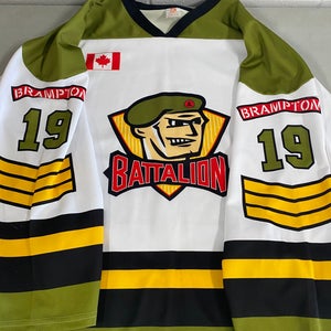 Brampton Battalion XXL game Jersey #19