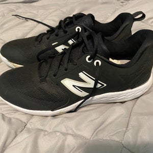 Black Men's Size M 12.0 (W 13.0) Adult New Balance Low Top Metal 3000v6 (New)