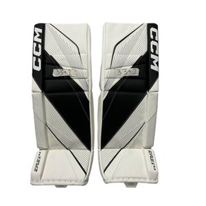 New Ccm Eflex 65 Goalie Pad Goalie Leg Pads Senior White 33" 11680-ccmgpe65srwh331