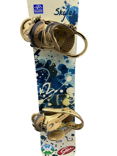 Used K2 Skylar Womens Board Bindings White 147 Cm 11680-s000408954