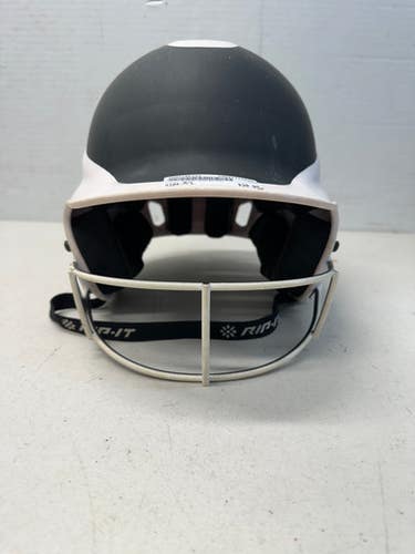 Used Rip-it Pro Vision Batting Helmet W Mask Black And White M L 11835-s000186137