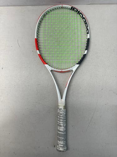 Used Babolat Pure Strike 16 19 Adult Tennis Racquet White 4 1 2" 11835-s000188081