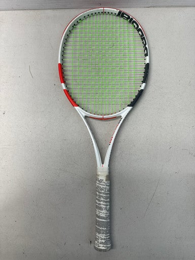 Used Babolat PURE STRIKE 16/19 Adult Tennis Racquet White 4 1/2" 11835-S000188081
