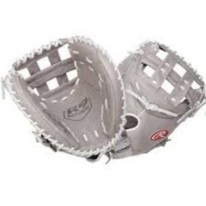 Rawlings R9 Fastpitch Catchers Mitt RH Throw 11835-RAWR9SBCM33-24G-R