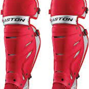 New EASTON PRO X RED CATCHER SHINGUARDS ADULT 11835-EAS8064956