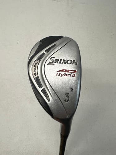 Used Srixon Ad Hybrid 3 Hybrid Stiff Flex Graphite Shaft Hybrid Clubs 11835-s000183322