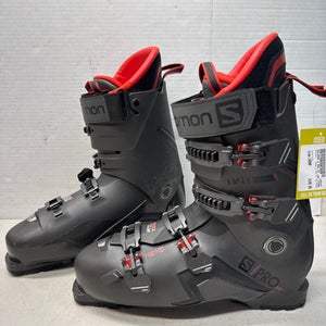 Used Salomon S Pro HV 120 375MM Mens Downhill Ski Boots 340 MP M16 - Black/Grey/Red 11835-S000188273