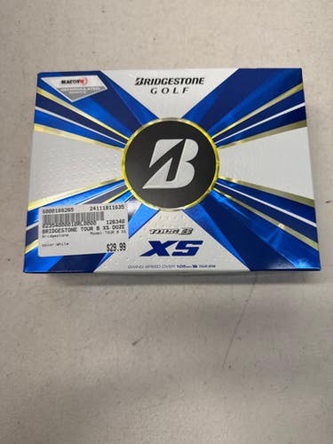 New Bridgestone Tour B XS 12 Pack Golf Balls - White 11835-S000188265