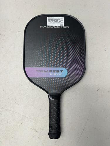 Used PADDLETEK TEMPEST WAVE 2 Pickleball Racquet Black And Purple 11835-S000189285