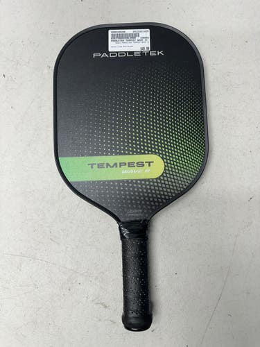 Used PADDLETEK TEMPEST WAVE II Pickleball Racquet Lime And Black 11835-S000189286