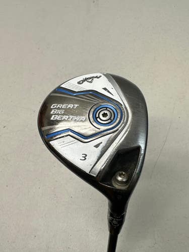 Used Callaway Great Big Bertha 3 Wood Ladies Flex Graphite Shaft Fairway Woods 11835-s000183547