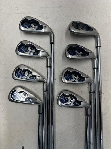 Used Callaway X-18 Mens Iron Set Rh 3i-pw 11835-s000190803