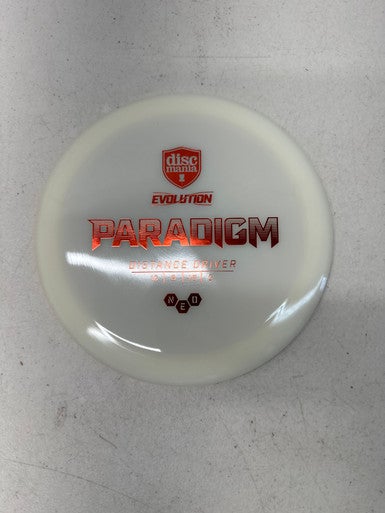 Used Dynamic Discs Evolution Paradigm Disc Golf Driver White 167g 11835-s000186270