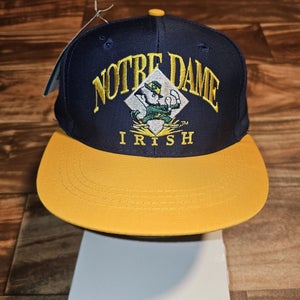 NEW Vintage Toddler Notre Dame Fighting Irish NCAA Logo Spellout Hat Snapback