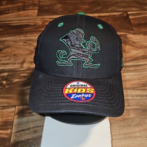 NEW Notre Dame Irish University Kids Youth Boys Zephyr NCAA Sports Hat Snapback
