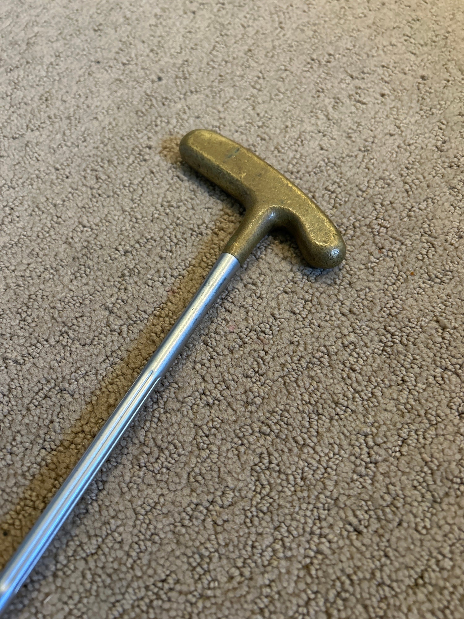 Putter Acushnet Bullseye OS M5-P 33 Pouces - Tête Laiton, Manche Acier - Droitier/gaucher