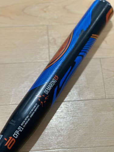 Black 2021 DeMarini CF Bat (-10) Composite 23 oz 33" (Used)