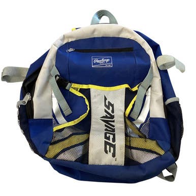 Used Rawlings Backpack Bb Sb Player Backpack Navy Blue 11760-s000072221