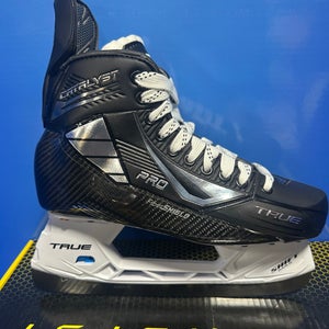 B. Tkachuk True Pro Custom Hockey Skates Wide Width Pro Stock Size 9