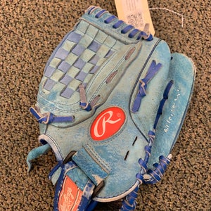 Blue Rawlings Highlight Series Right Hand Throw Infield Baseball Glove 11.5" (Used)