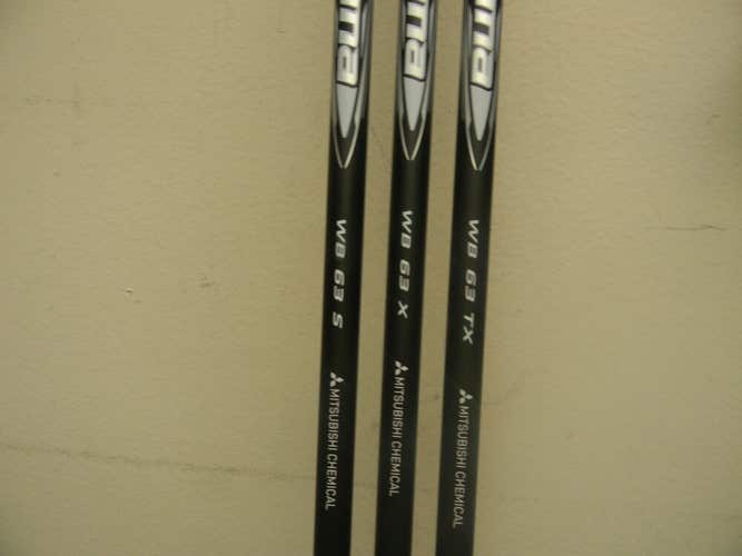 NEW MITSUBISHI DIAMANA BB BLUE BOARD 63g STIFF DRIVER SHAFT YOU CHOOSE ADAPTER
