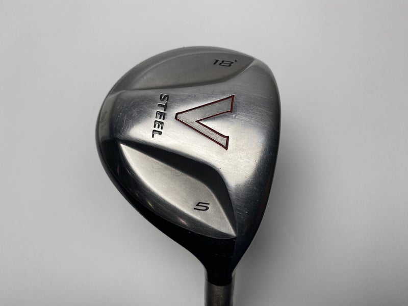 TaylorMade V Steel 5 Fairway Wood 18* MAS2 Stiff Graphite Mens RH