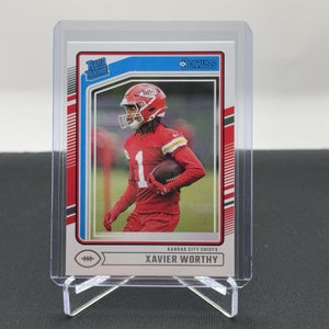 Xavier Worthy Kansas City Chiefs Panini Donruss Football Rated Rookie Card #398