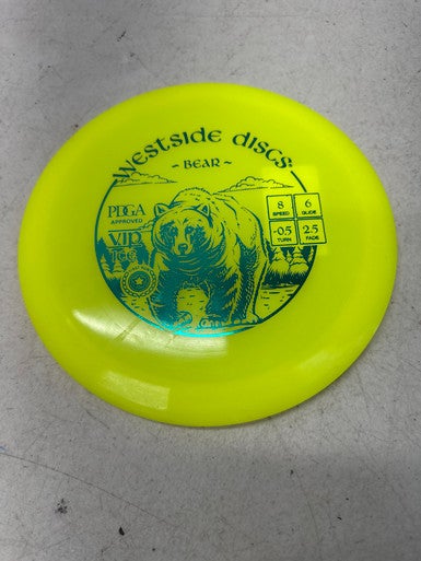 Used Westside Vip Ice Bear Disc Golf Driver Optic Yellow 174g 11835-s000188512