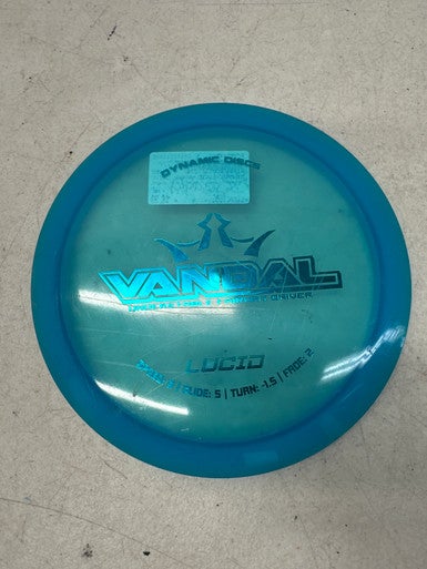 Used Dynamic Discs Lucid Vandal Disc Golf Driver Royal Blue 169g 11835-s000188508