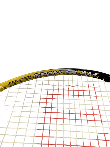 Used Wilson Federer Grand Slam Adult Tennis Racquet Yellow 4 3 8" 11613-s000150872