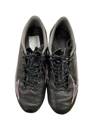 Used Mizuno Alpha Soccer Cleats Black Junior 05.5 11613-s000150971