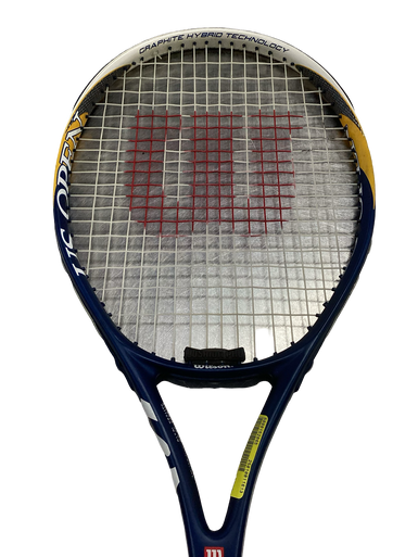 Used Wilson US OPEN Junior Tennis Racquet Navy Blue 27" 11613-S000152065