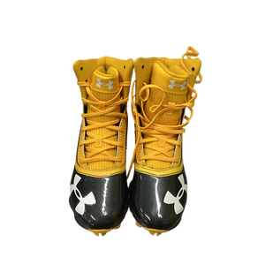 Used Under Armour HIGHLIGHT RM JR Jr FB Cleats Yellow Junior 04 11613-S000151159
