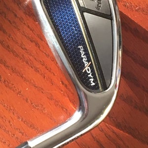 Men's 7 Iron Callaway Paradym Right Handed Stiff Flex Steel Shaft (Used)