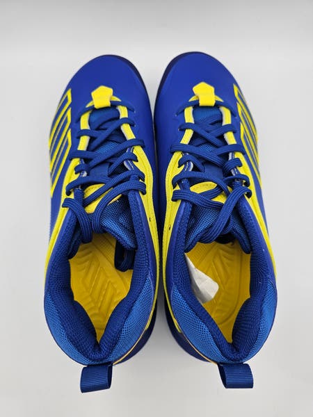 Adidas Icon Bounce 6 Royal Blue Yellow Baseball Cleats Sz 9 NEW GZ0451 RARE  | SidelineSwap | Buy and Sell on SidelineSwap