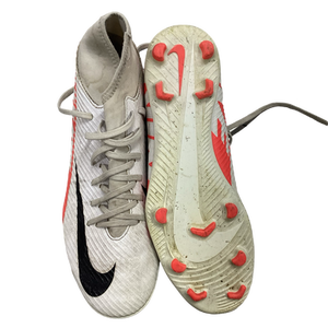 Used Nike MERCURIAL Soccer Cleats White Senior 8 11613-S000155080