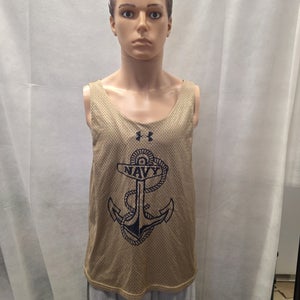 Navy Lacrosse Under Armour Reversible Jersey L/XL NCAA