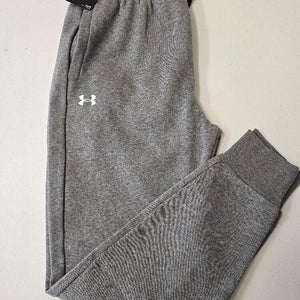 50310 Under Armour UA Womens Sweatpants JOGGERS 1379438 025 Gray $55 MEDIUM NWT