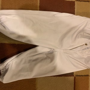 champro youth Large knicker style baseball pants-white