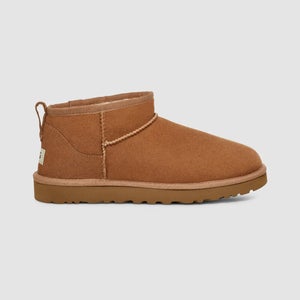 UGG Classic Ultra Mini Boots 1137391-CHE Mens 13 Brown Suede Winter Shoes BU476