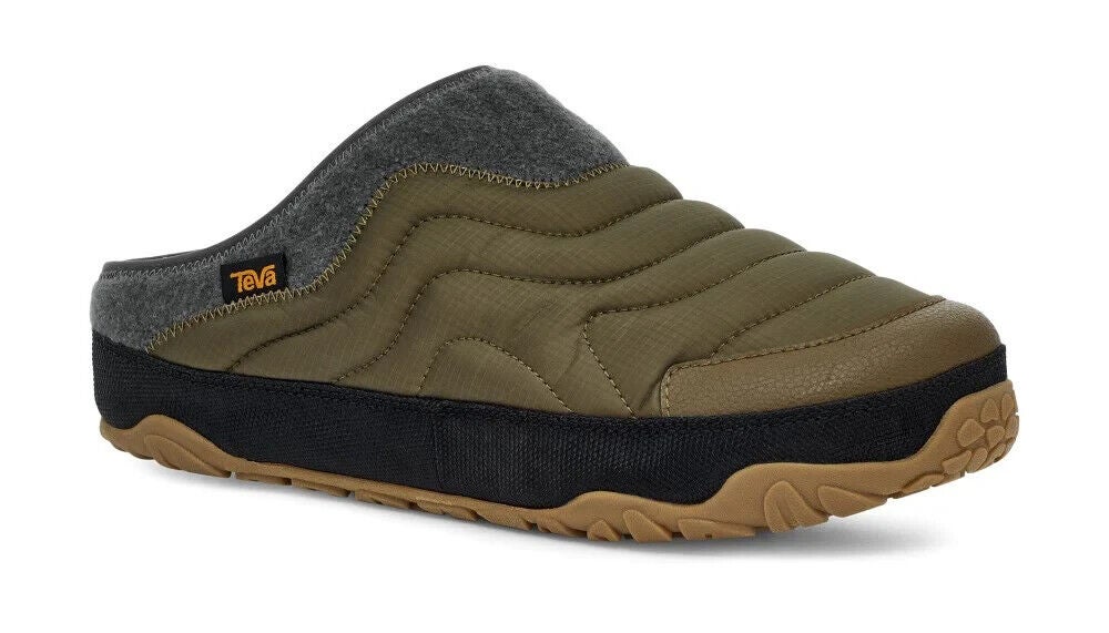 Teva Reember 1129596 Men's 14 Dark Olive Slip-On Terrain Casual Shoes LR3938