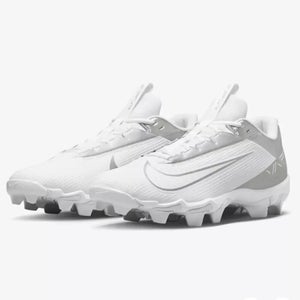 Nike Vapor Edge Shark 2 DH5088-102 Men's White Silver Football Cleats LR3875