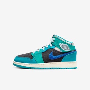 Air Jordan 1 FJ9482-004 Sneaker Kids US 6.5 Multi Mid Top School Shoes LR3940